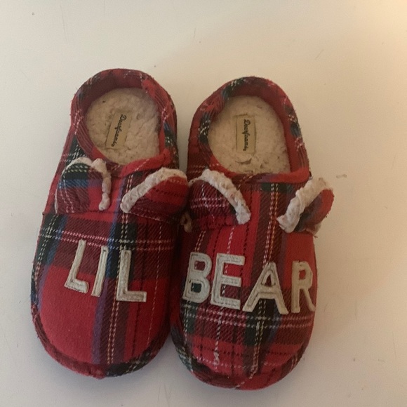 DearFoams Lil Bear Slippers Size Small - Picture 1 of 6